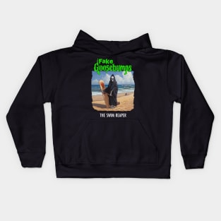 Fake Goosebumps - The Swim Reaper Kids Hoodie